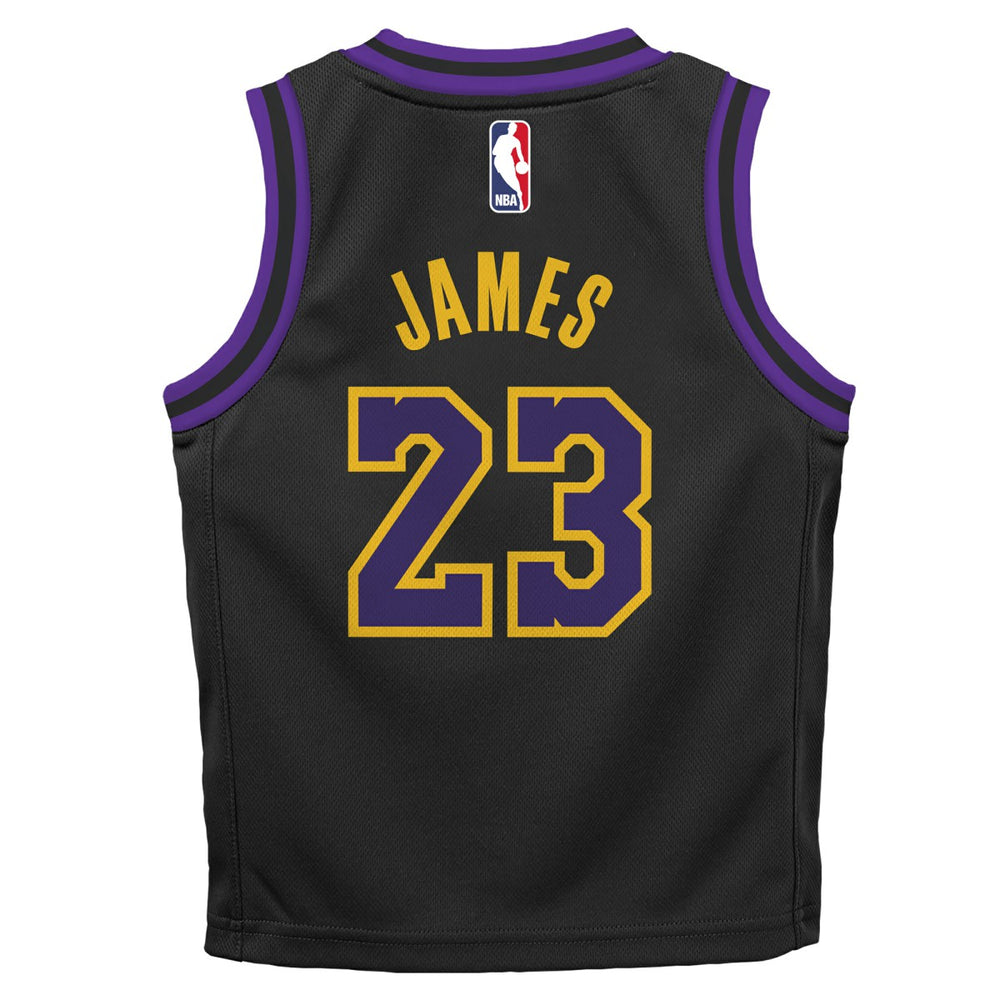 LeBron James Los Angeles Lakers Preschool 2025/26 City Edition Swingman Jersey - Black | Nike shop