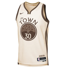 Stephen Curry Golden State Warriors Youth 2025/26 City Edition Swingman Jersey sale - Tan | Nike sale