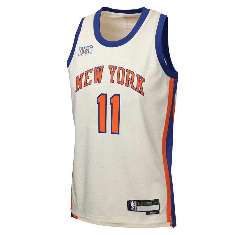 Jalen Brunson New York Knicks Youth 2025/26 City Edition Swingman Jersey - Cream | Nike cheap