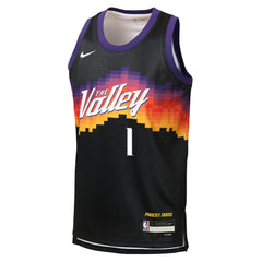 Devin Booker Phoenix Suns Youth 2025/26 City Edition Swingman Jersey - Black | Nike discount