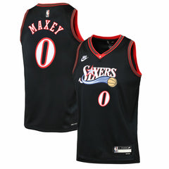 Tyrese Maxey Philadelphia 76ers Youth Swingman Jersey - Classic Edition - Black | Nike sale