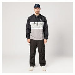 Dallas Cowboys New Era Ripstop Quarter-Zip Hooded Windbreaker - Navy sale
