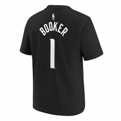 Devin Booker Phoenix Suns Jordan Brand Youth Statement Edition Name & Number T-Shirt - Black for sale