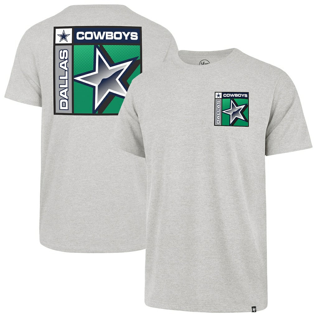 Dallas Cowboys '47 Chrome Plate Franklin T-Shirt - Heather Gray discount