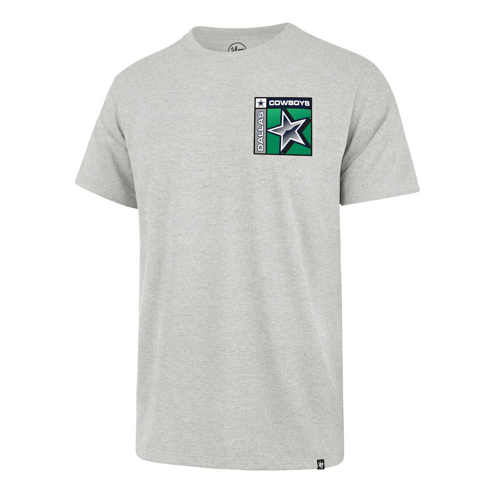 Dallas Cowboys '47 Chrome Plate Franklin T-Shirt - Heather Gray discount