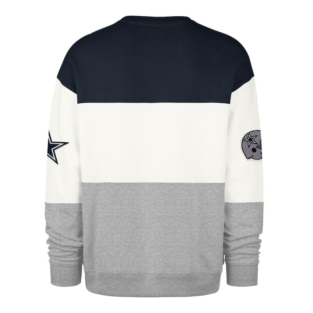 Dallas Cowboys '47 Breeze Maximalist Sweatshirt - Navy/Gray online
