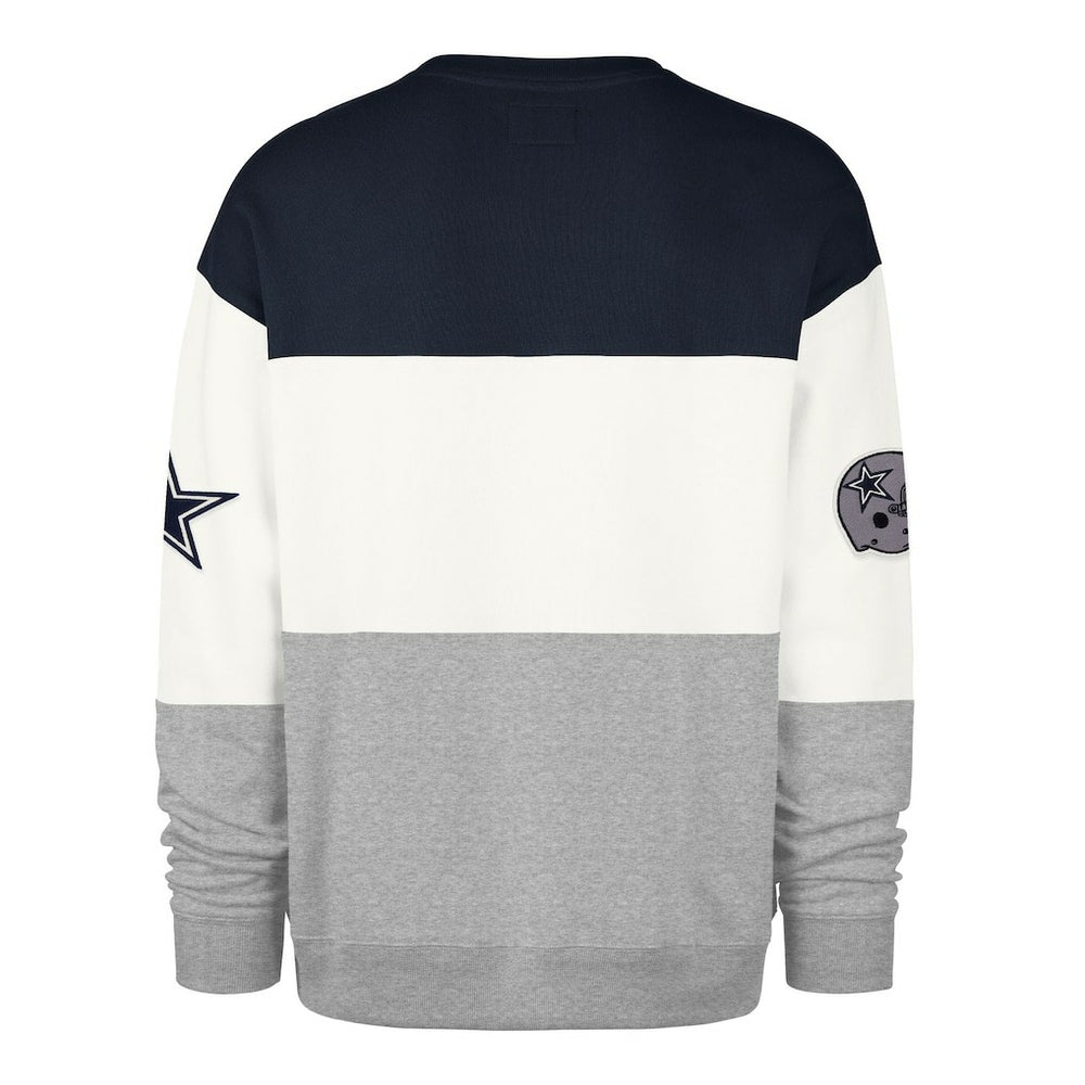 Dallas Cowboys '47 Breeze Maximalist Sweatshirt - Navy/Gray online