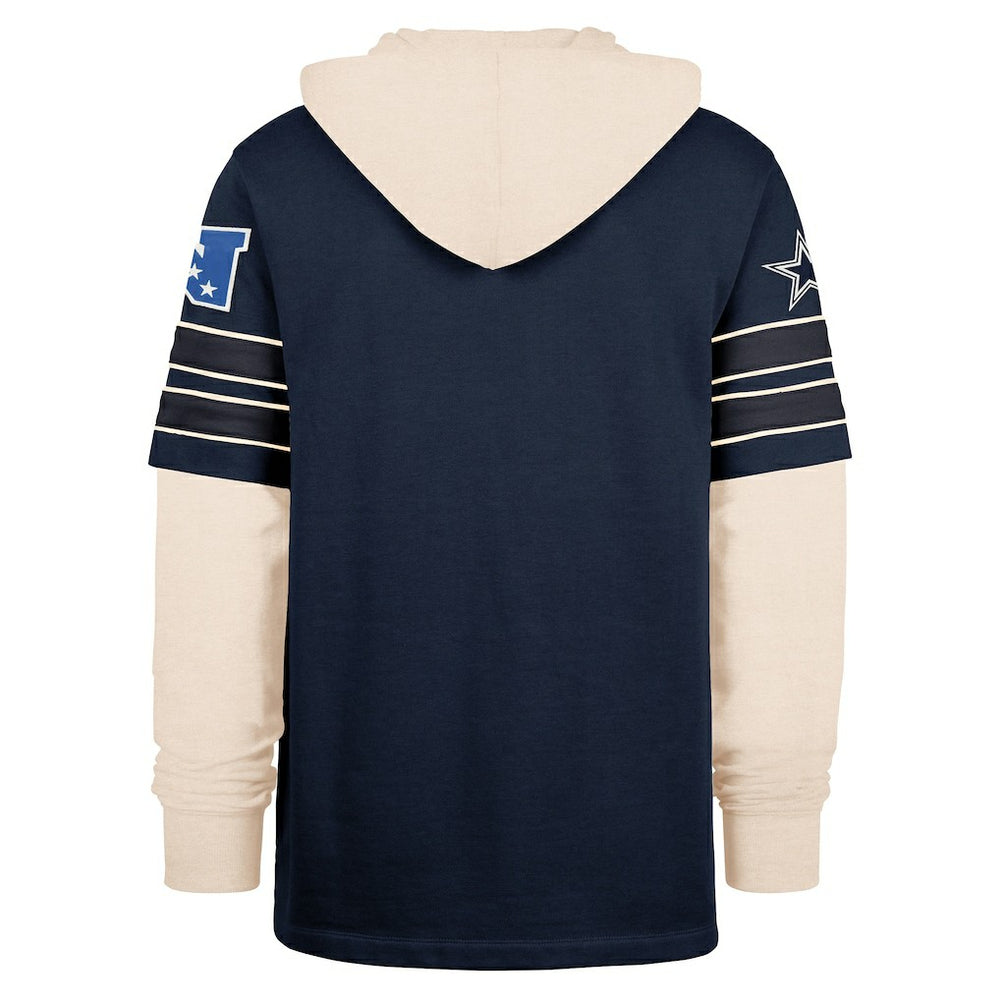 Dallas Cowboys '47 Split Zone Cornerback Duo Hoodie - Navy online