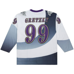 Wayne Gretzky Los Angeles Kings Mitchell & Ness Big & Tall 1995-96 Blue Line 2.0 Jersey White