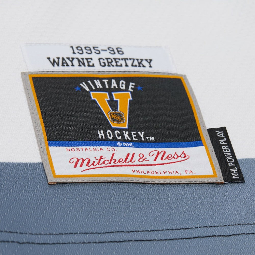Wayne Gretzky Los Angeles Kings Mitchell & Ness Big & Tall 1995-96 Blue Line 2.0 Jersey White