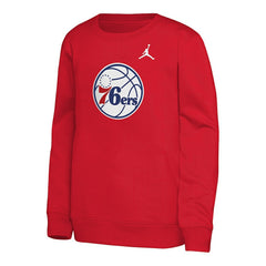 Philadelphia 76ers Jordan Brand Youth Courtside Statement Edition Sweatshirt - Red outlet
