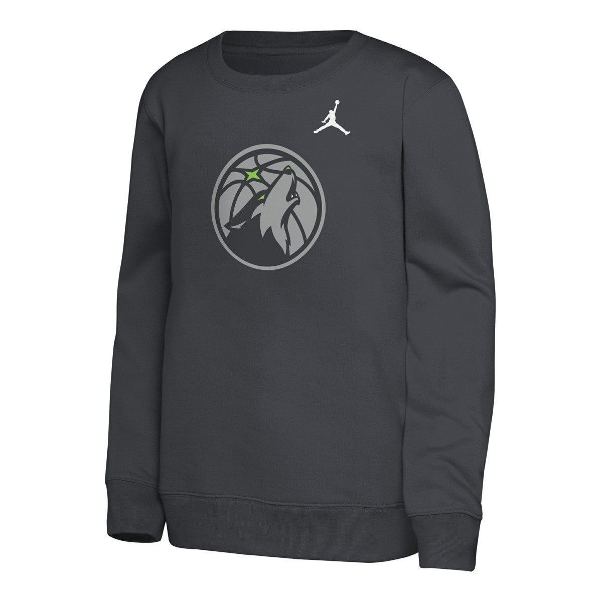 Minnesota Timberwolves Jordan Brand Youth Courtside Statement Edition Sweatshirt - Gray on sale