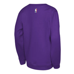 Los Angeles Lakers Jordan Brand Youth Courtside Statement Edition Sweatshirt - Purple outlet