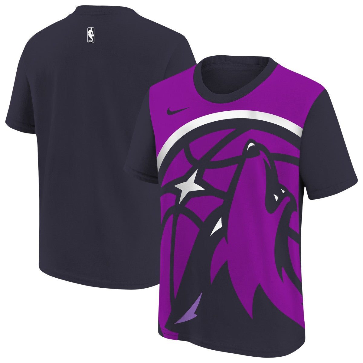 Minnesota Timberwolves Youth 2025/26 City Edition Max90 T-Shirt - Purple/Navy | Nike discount