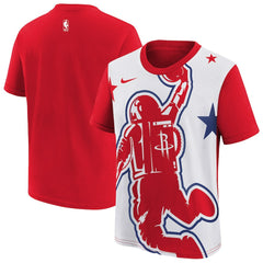 Houston Rockets Youth 2025/26 City Edition Max90 T-Shirt - Red/White | Nike discount