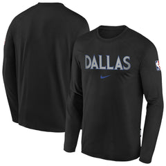 Dallas Mavericks Youth 2025/26 City Edition Dri-Fit Long Sleeve Game Top sale - Black | Nike sale