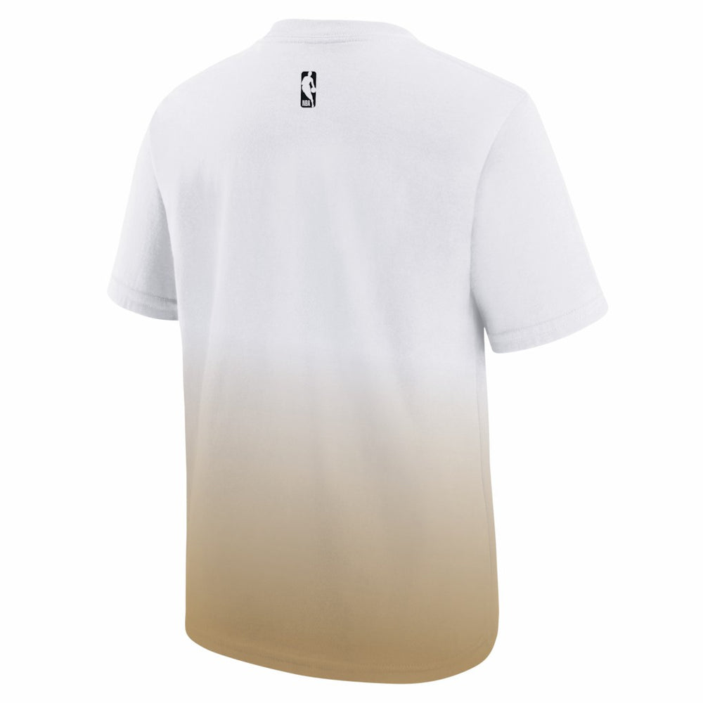 Boston Celtics Youth 2025/26 City Edition Max90 T-Shirt - White/Gold | Nike outlet