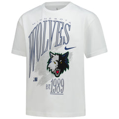 Minnesota Timberwolves Youth Hardwood Classics Champs Max90 T-Shirt - White | Nike outlet