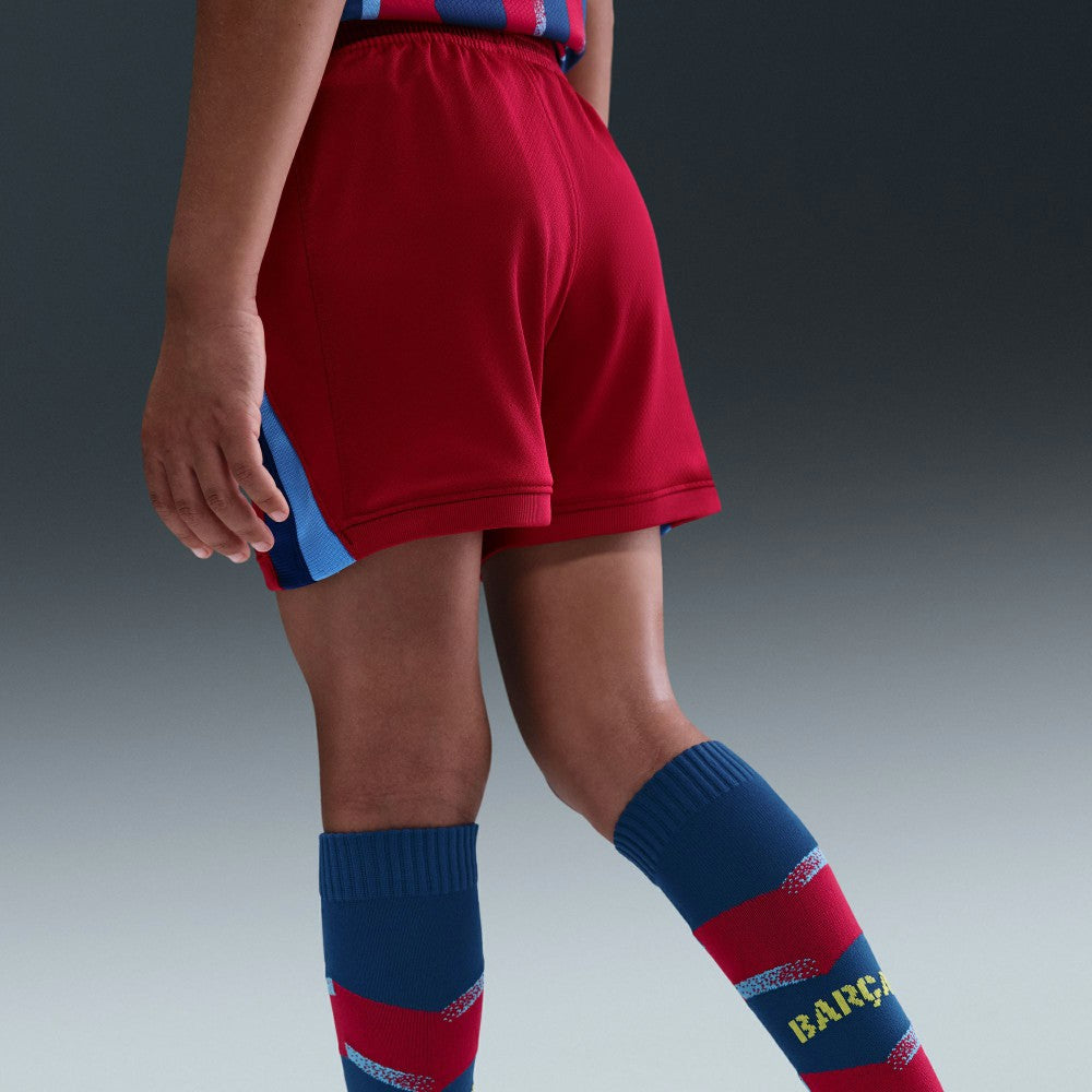 Barcelona Preschool 2025/26 Fourth Stadium Kit Set - Blue/Red | Nike for sale