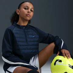Chelsea Youth 2025/26 Academy Winter Warrior Drill Training Top - Navy | Nike outlet