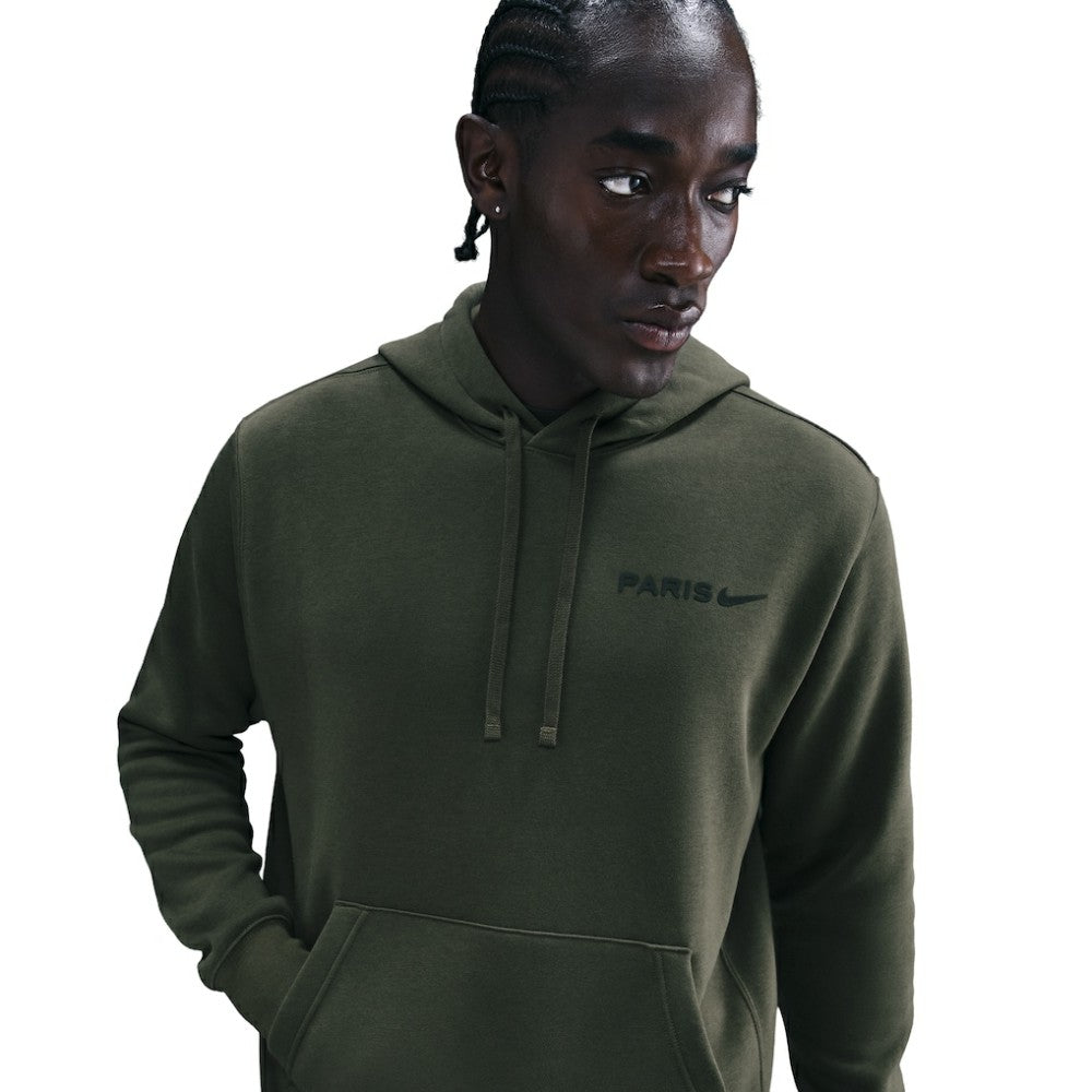 Paris Saint-Germain Club Fleece Hoodie - Olive | Nike for sale