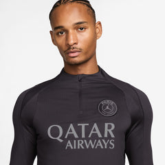 Paris Saint-Germain Strike Drill Quarter-Zip Long Sleeve Dri-FIT Top - Anthracite | Nike sale