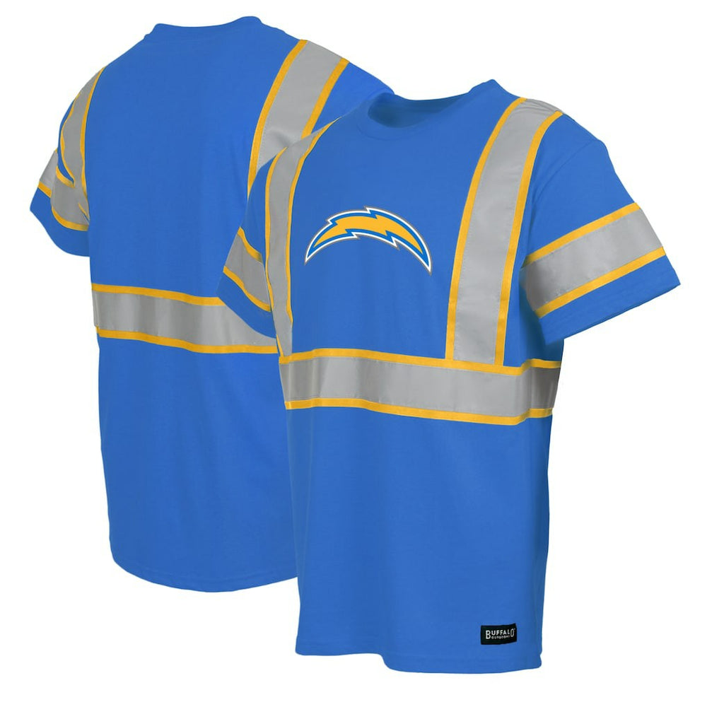 Los Angeles Chargers Safety Heavyweight T-Shirt - Powder Blue on sale