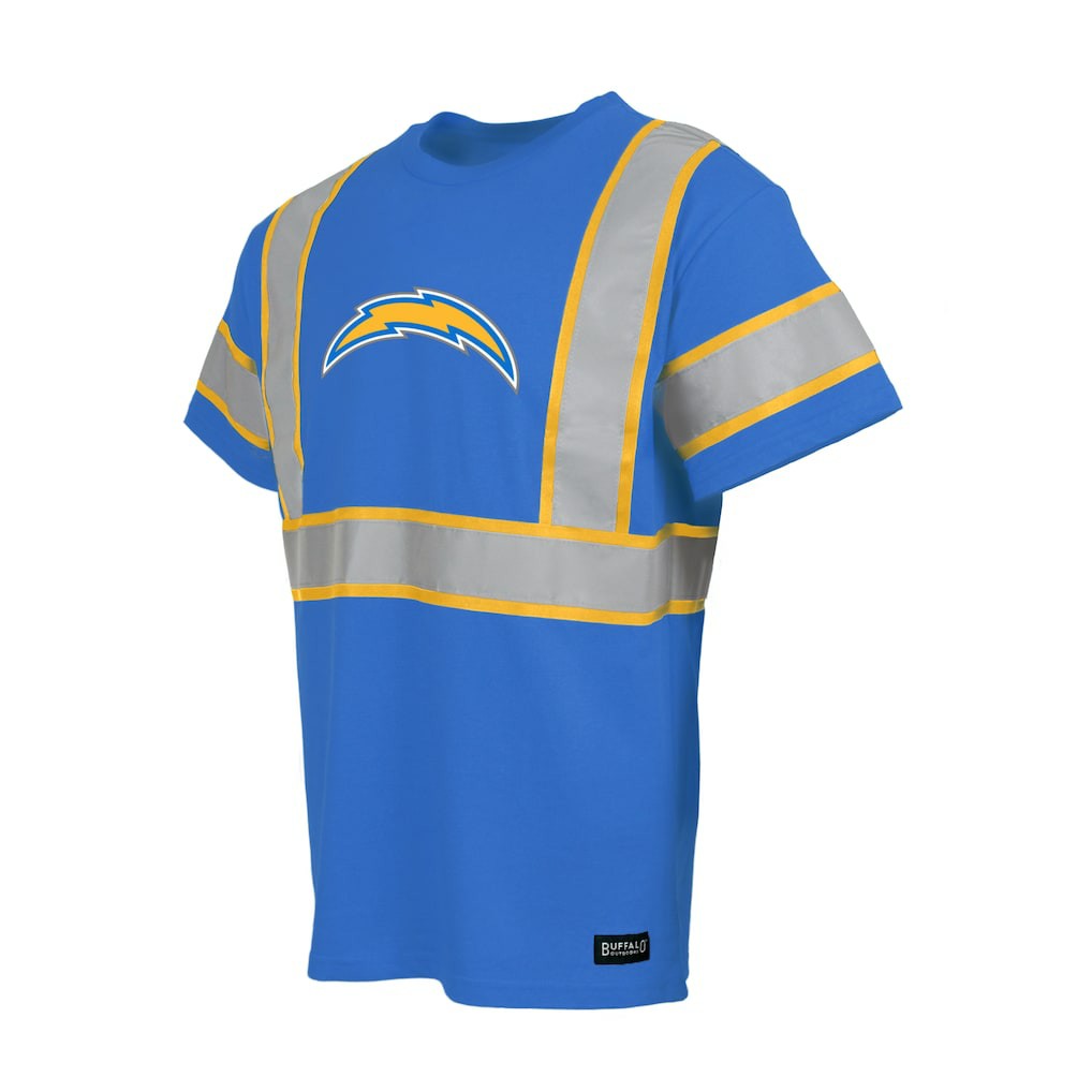Los Angeles Chargers Safety Heavyweight T-Shirt - Powder Blue on sale