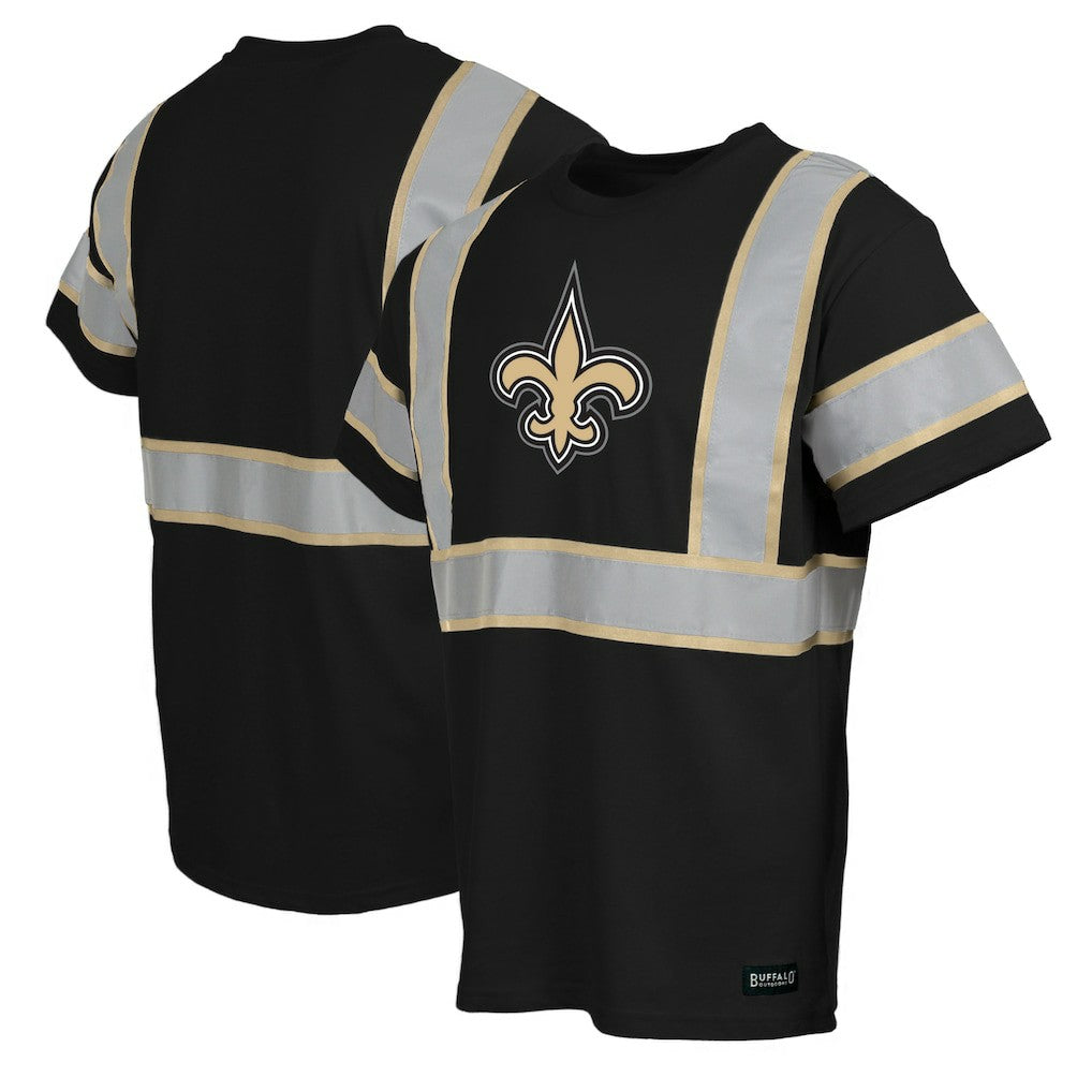 New Orleans Saints Safety Heavyweight T-Shirt - Black discount
