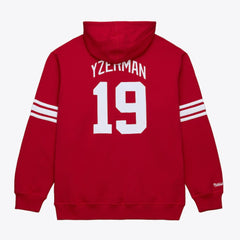 Steve Yzerman Detroit Red Wings Mitchell & Ness 1997 Name & Number Premium Pullover Hoodie Scarlet