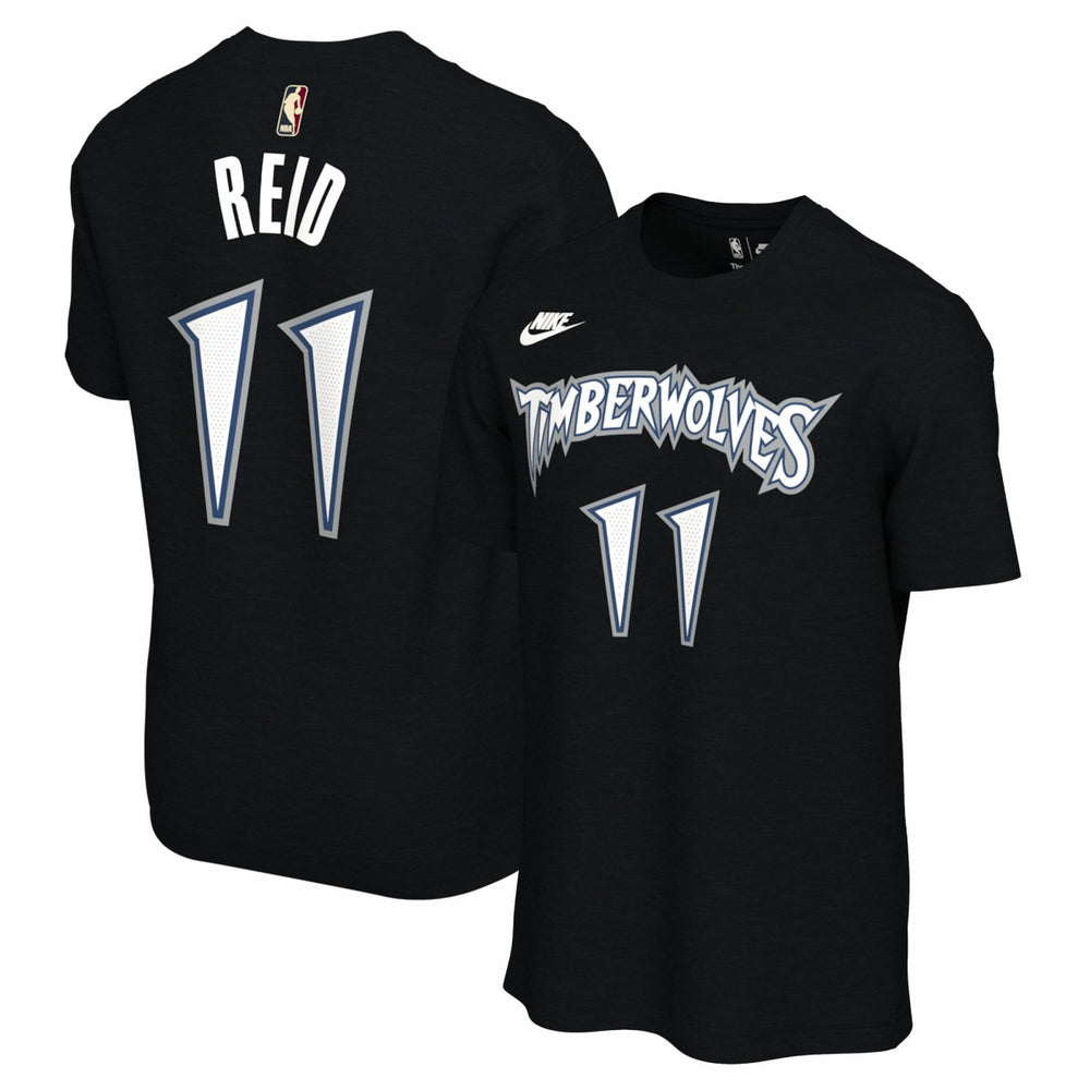 Naz Reid Minnesota Timberwolves Unisex Name & Number T-Shirt - Classic Edition - Black | Nike cheap