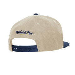 New York Yankees Subway Series Matchup Pro Pinch Snapback - Cream | Mitchell & Ness