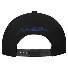 Tampa Bay Lightning Mitchell & Ness Retro Script Colorblock Snapback Hat Black