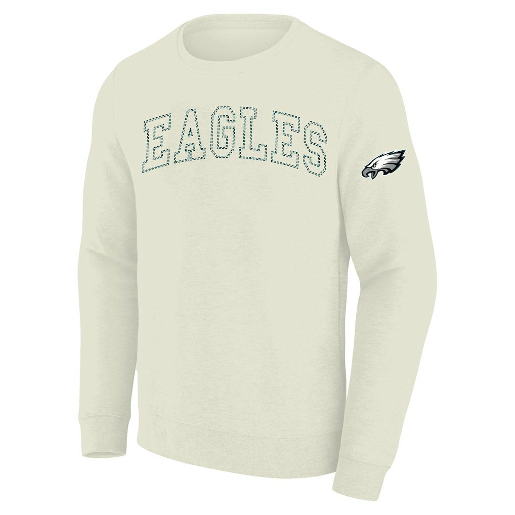 Philadelphia Eagles Profile Big & Tall Fleece Sweatshirt - Cream for sale