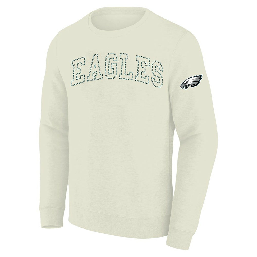 Philadelphia Eagles Profile Big & Tall Fleece Sweatshirt - Cream for sale