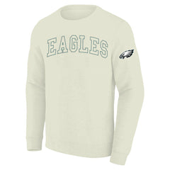 Philadelphia Eagles Profile Big & Tall Fleece Sweatshirt - Cream for sale