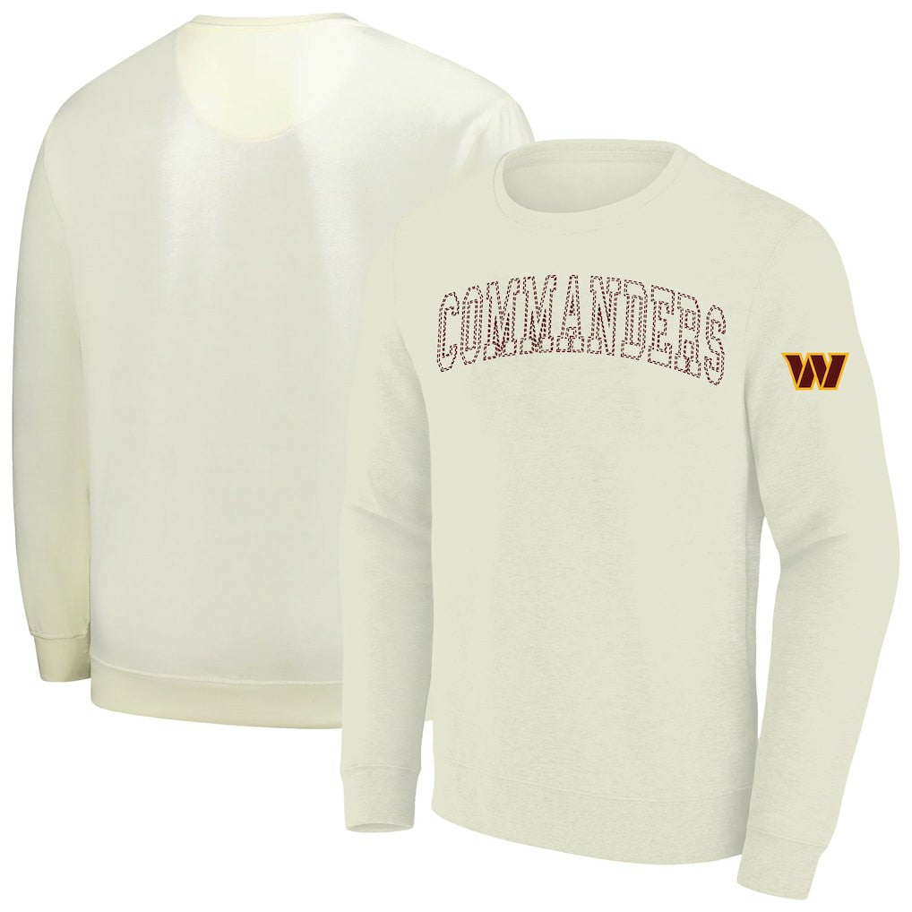 Washington Commanders Profile Big & Tall Fleece Sweatshirt - Cream on sale