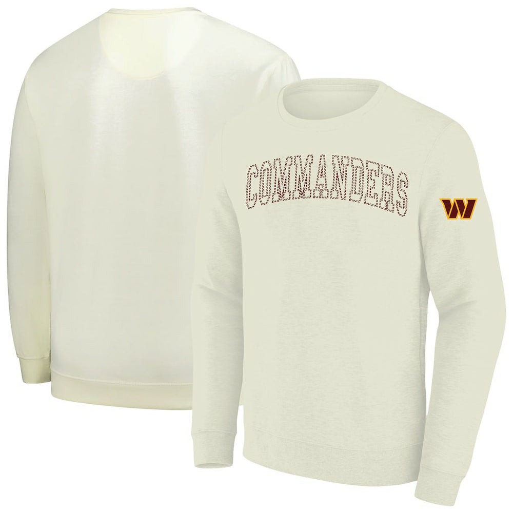 Washington Commanders Profile Big & Tall Fleece Sweatshirt - Cream on sale
