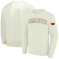 Washington Commanders Profile Big & Tall Fleece Sweatshirt - Cream on sale