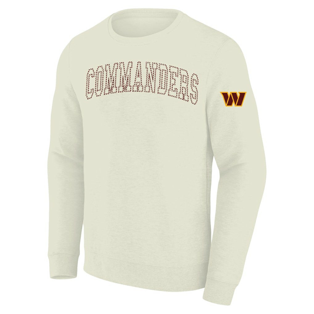 Washington Commanders Profile Big & Tall Fleece Sweatshirt - Cream on sale