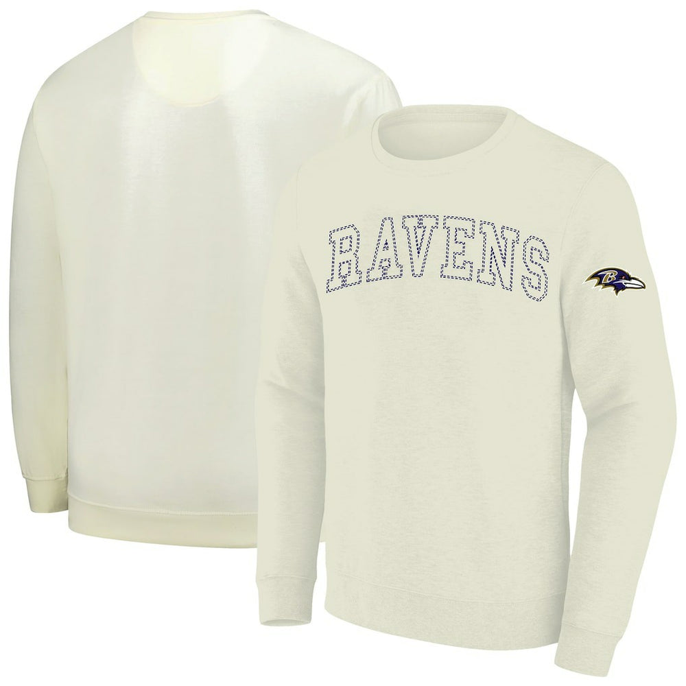 Baltimore Ravens Profile Big & Tall Fleece Sweatshirt - Cream online