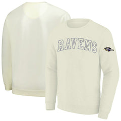 Baltimore Ravens Profile Big & Tall Fleece Sweatshirt - Cream online