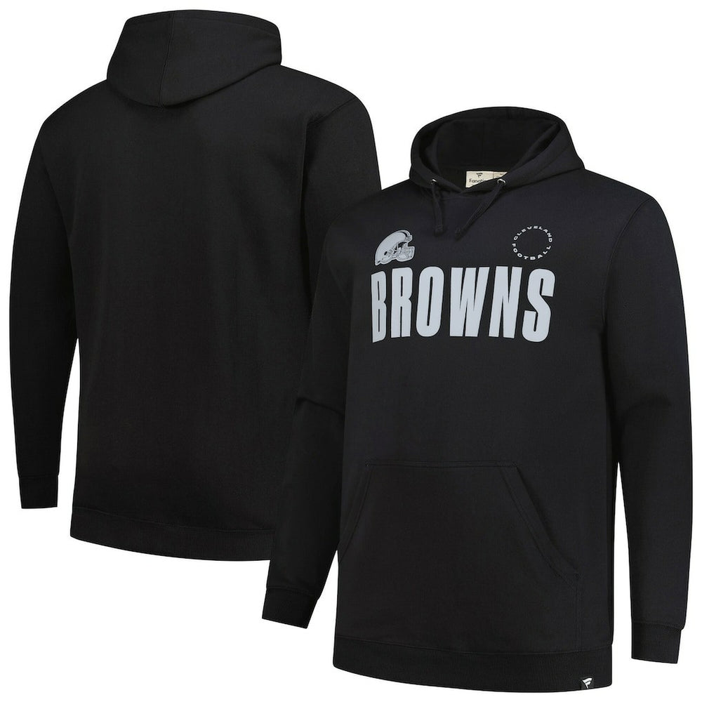 Cleveland Browns Big & Tall Chip Shot Hoodie - Black discount