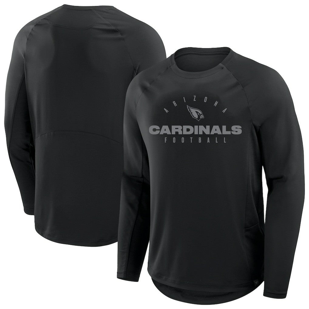Arizona Cardinals Big & Tall Coverage Scheme Long Sleeve T-Shirt - Black discount