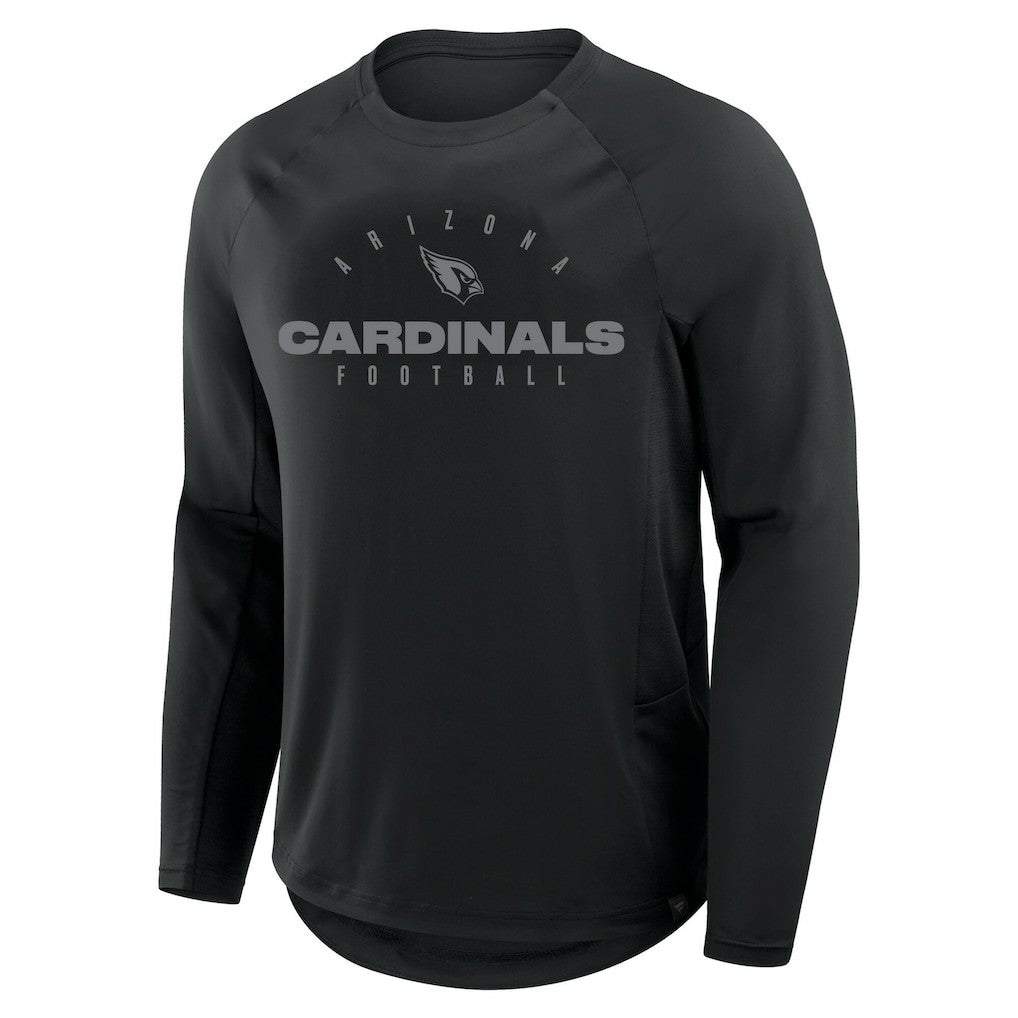 Arizona Cardinals Big & Tall Coverage Scheme Long Sleeve T-Shirt - Black discount