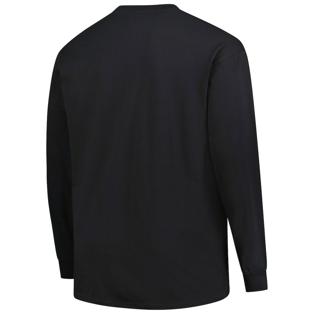 Indianapolis Colts Big & Tall Coverage Scheme Long Sleeve T-Shirt - Black sale