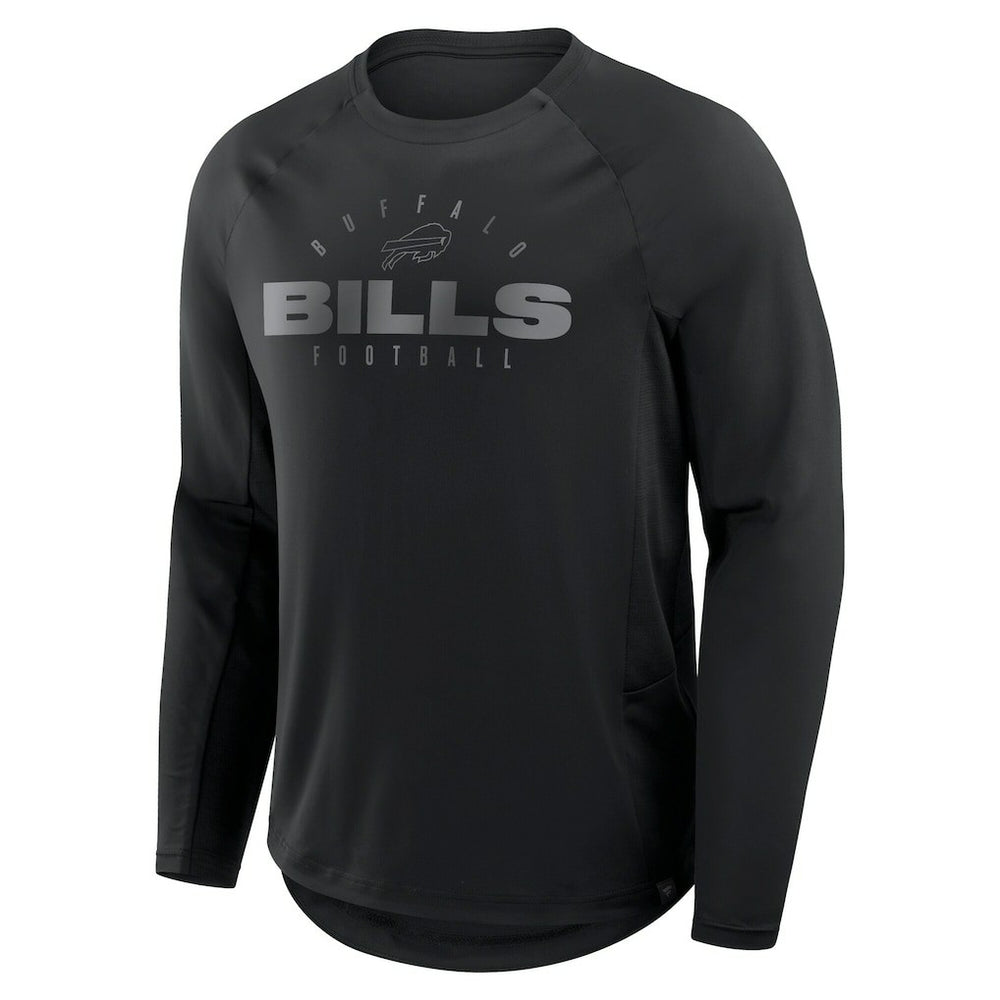 Buffalo Bills Big & Tall Coverage Scheme Long Sleeve T-Shirt - Black cheap