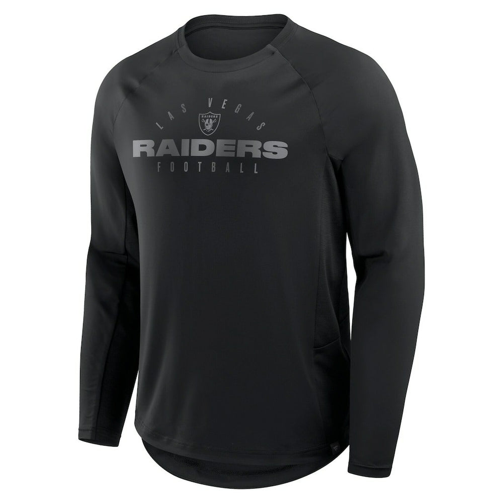 Las Vegas Raiders Big & Tall Coverage Scheme Long Sleeve T-Shirt - Black on sale
