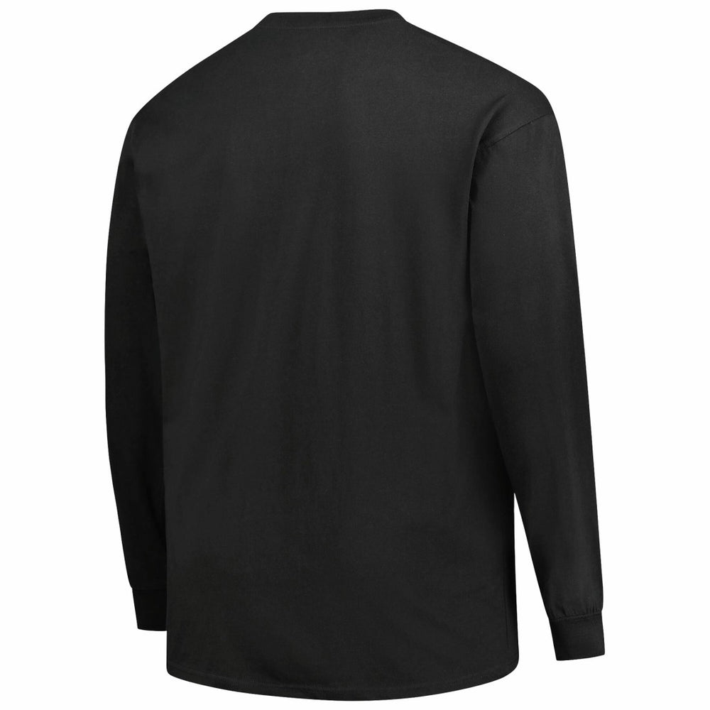 Tennessee Titans Big & Tall Coverage Scheme Long Sleeve T-Shirt - Black outlet