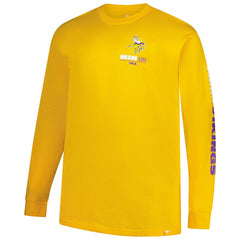 Minnesota Vikings Big & Tall Clock Management Legacy Long Sleeve T-Shirt - Gold discount